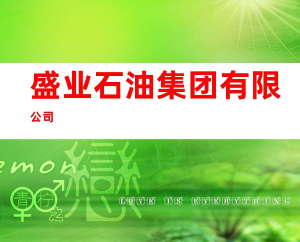 盛业石油集团有限公司