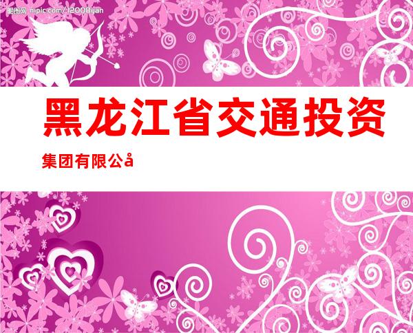 黑龙江省交通投资集团有限公司哈同运营分公司